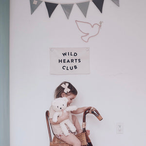 ‘Wild Hearts Club’ Wall Flag