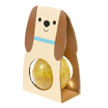 Gold Glitter Bouncy Ball