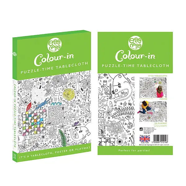 Colour-in Giant Poster / Tablecloth - Puzzletime